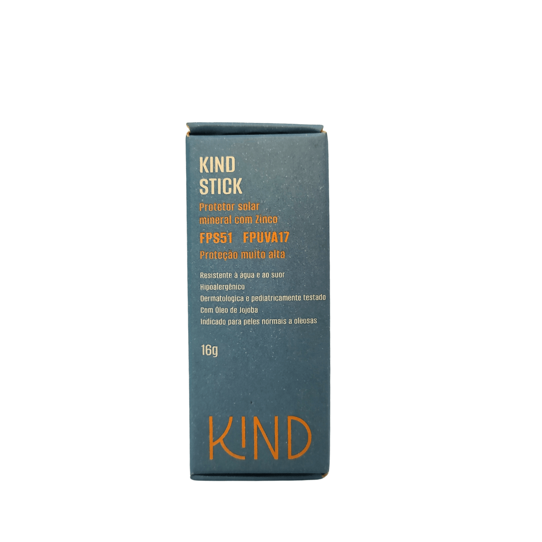 Kind Stick Protetor Solar Mineral Com Zinco Fps51 Fpuva 17