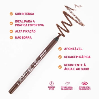 Lápis Para Olhos Sport Eyepencil 1,2g - Marrom