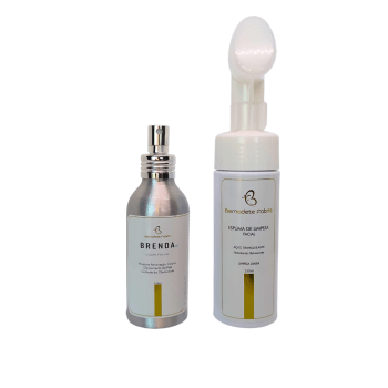 Kit Loção Facial Brenda + Espuma de Limpeza | Bernadete Fabris
